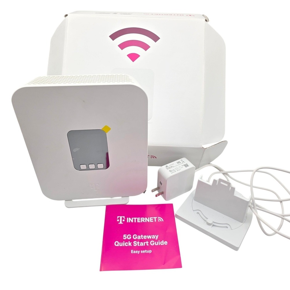 T-Mobile 5G Gateway Home Internet Modem Router White TMO-G4AR FMNT033AX000J N4